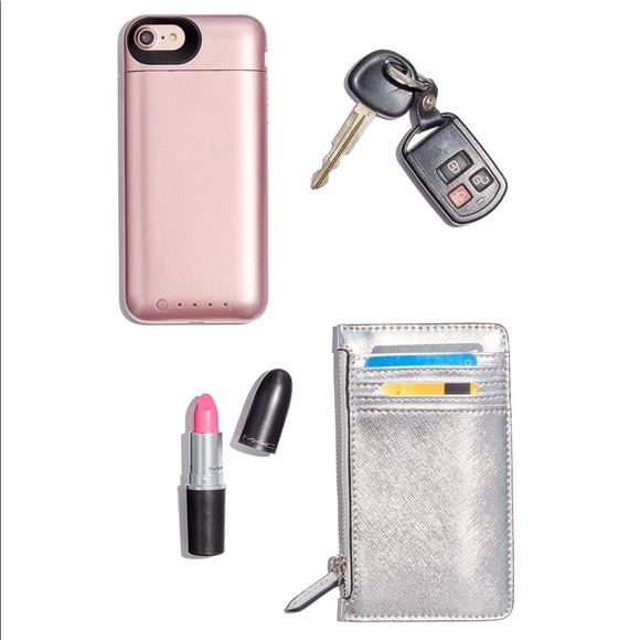 INC Ranndi Sparkle Clutch Fuchsia Crossbody Bag - Picture 12 of 12